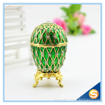 100% handmade easter egg shape box can pack jewelry